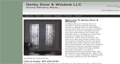 Desktop Screenshot of derbydoorandwindow.com